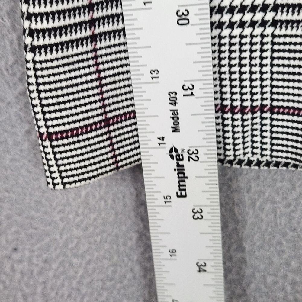 Calvin Klein Dress Pants Womens 12 Gray Plaid Modern Fit Slim Tapered Stretch - Picture 5 of 16